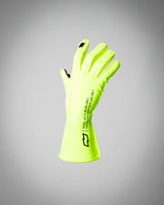 OFFSET Sport Fluro Yellow Race Glove - Front View