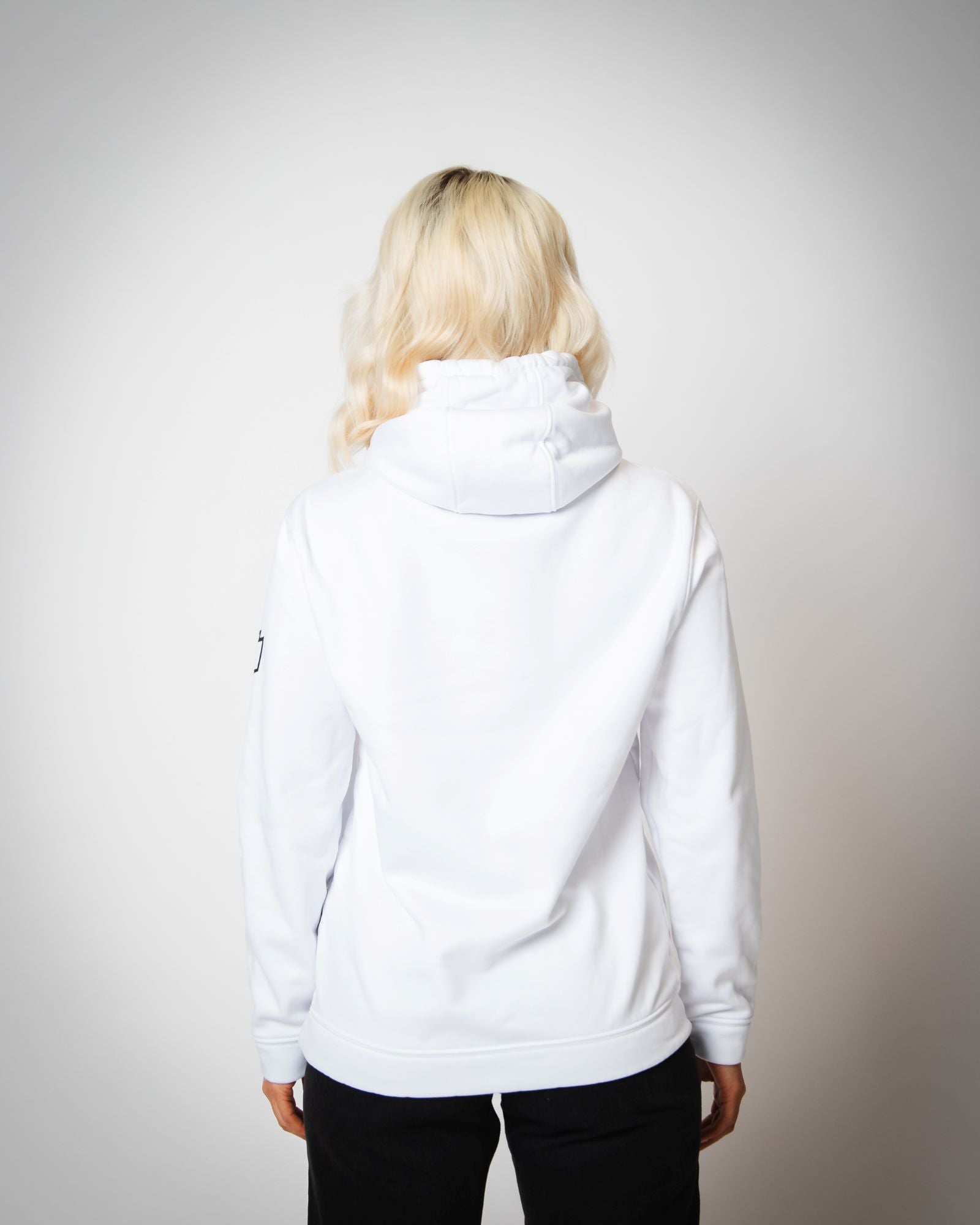 OFFSET Sport White Hoodie rear view