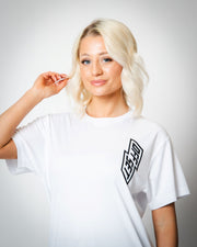OFFSET Sport White Tshirt worn by model