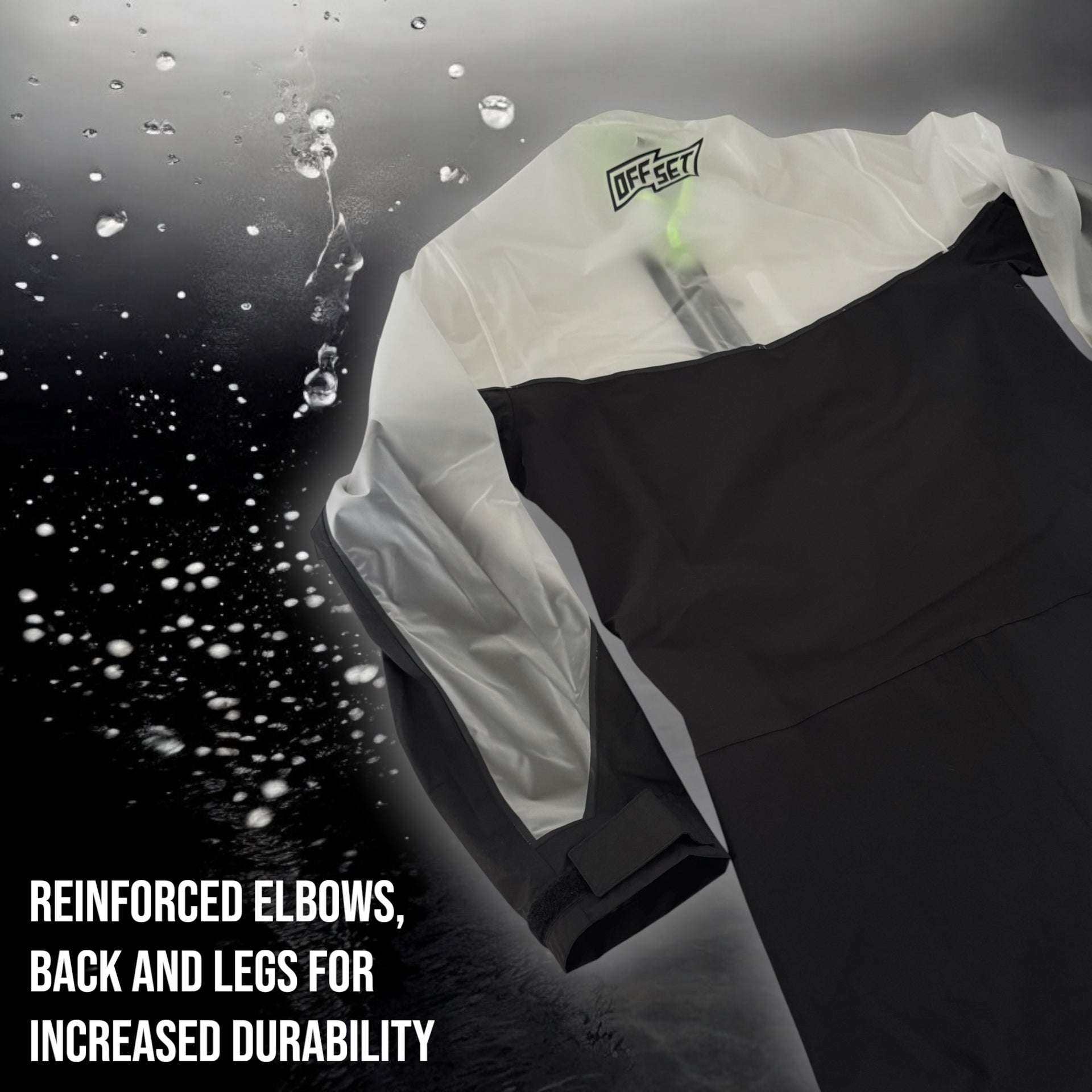 Reinforced Elbows, back and legs for increased durability