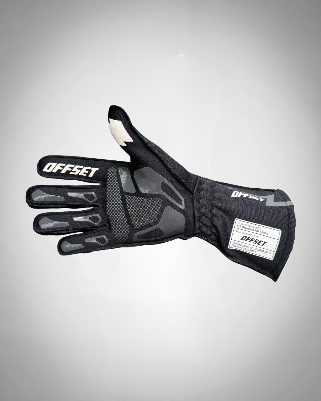 OFFSET CONCEPT FIA Gloves - Black Ghost