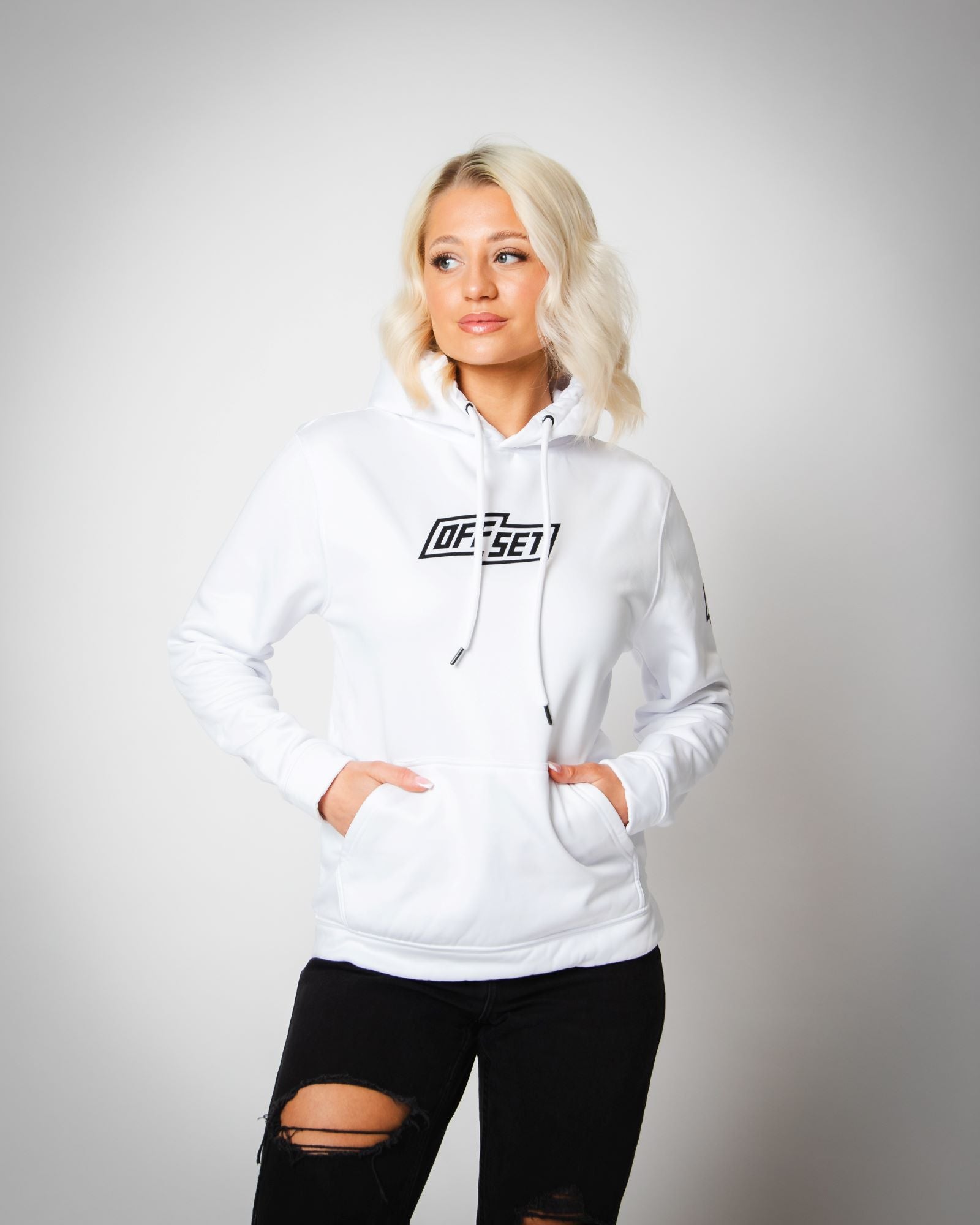 White Hoodie from OFFSET Sport